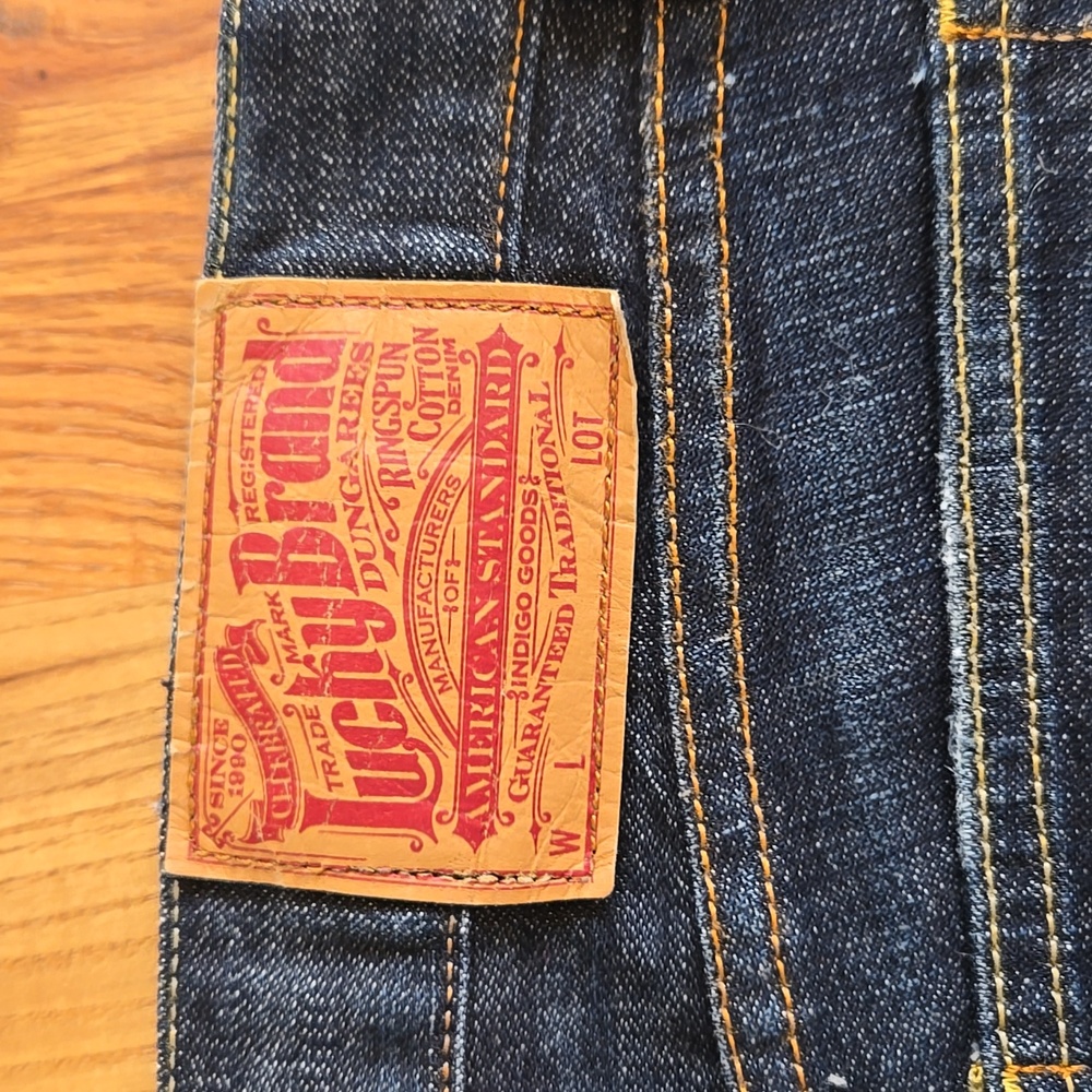 Lucky Brand Bootcut Jeans Size 30/10 Long Inseam 33" - Picture 7 of 8